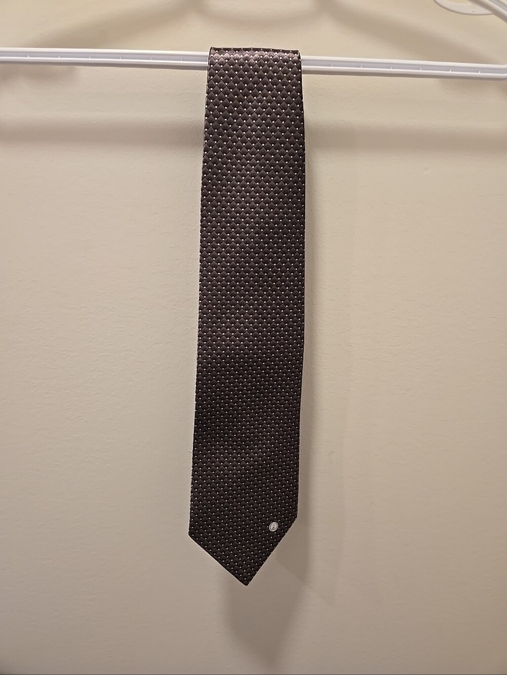 Vintage Alfred Dunhill Classic Brown Men's Tie 4x57in